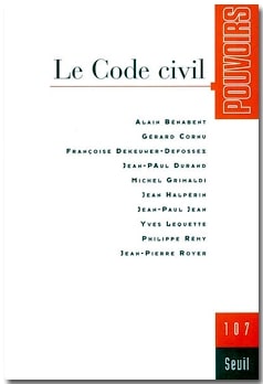 Couverture du numéro Le Code civil