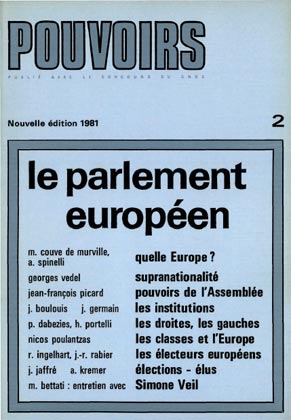 Couverture du numéro Le Parlement européen
