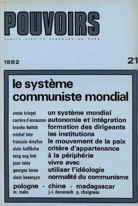 Couverture du numéro Le système communiste mondial