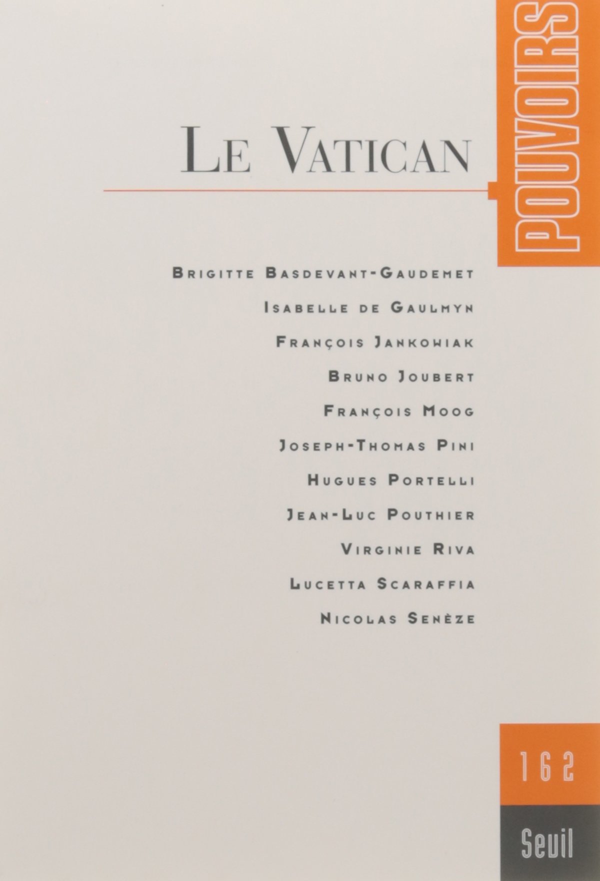 Couverture du numéro Le Vatican