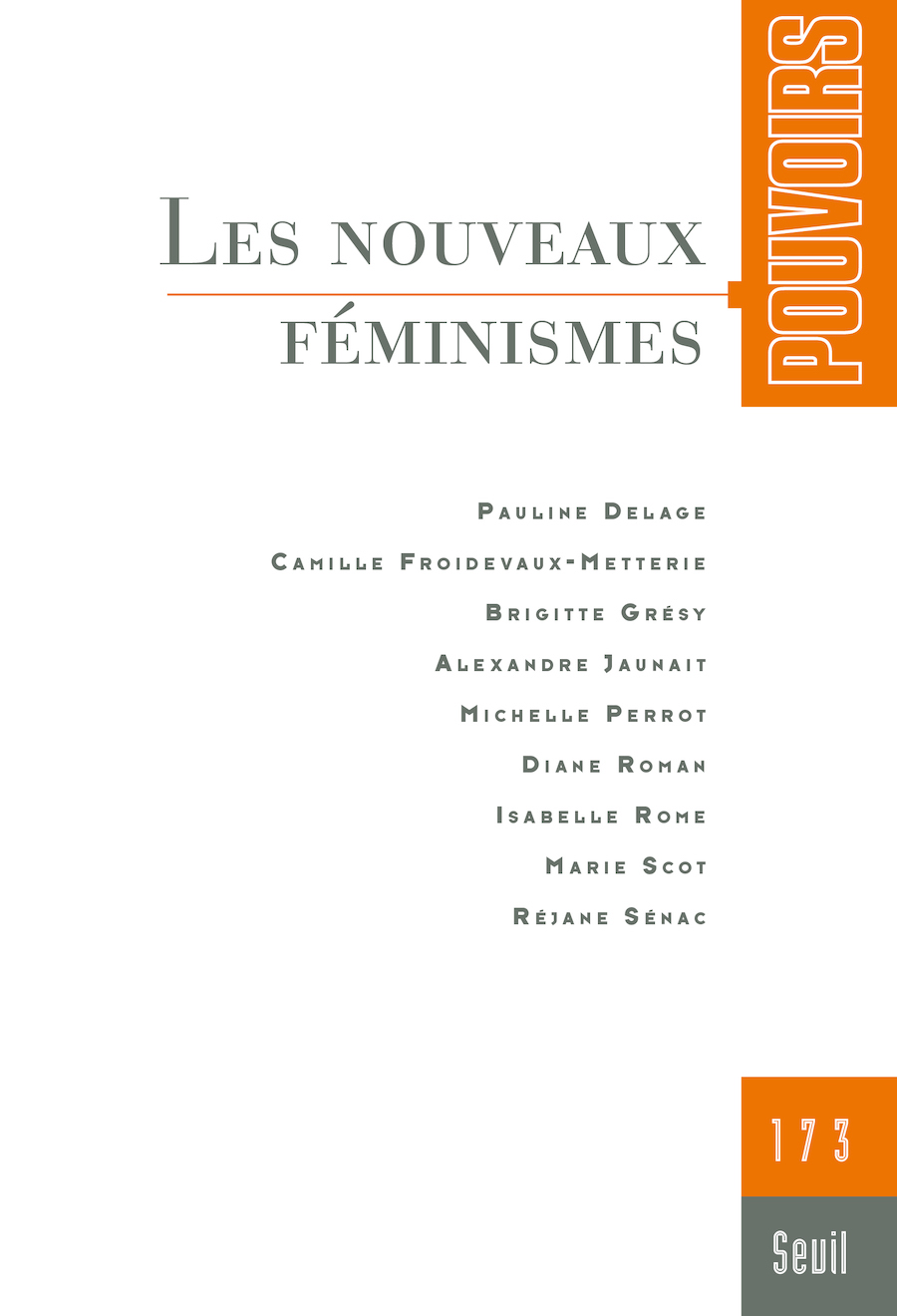 Couverture du numéro Les nouveaux féminismes
