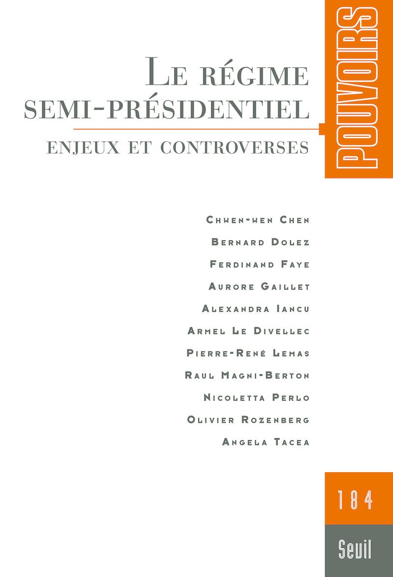 Couverture du numéro Le régime semi-présidentiel