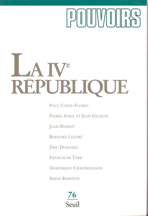 Couverture du numéro La IVe République