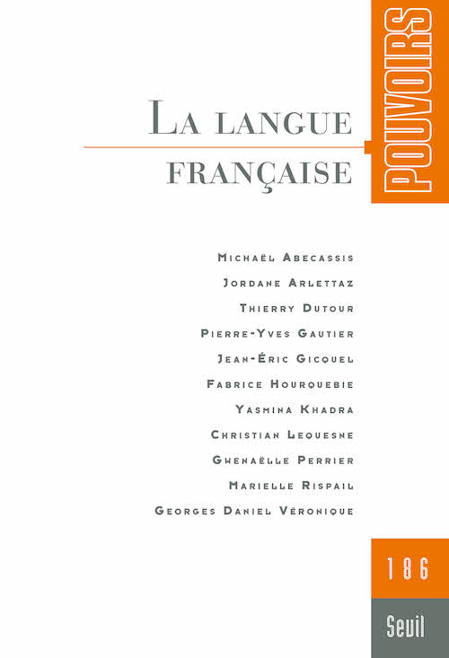 Couverture du numéro La langue française